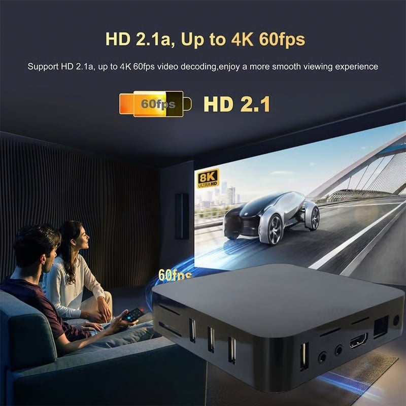 Last Day Promotion 49% OFF⏰2025 S6 Max Smart 4K TV Box🔥No Monthly Fees📶100% Free TV Box